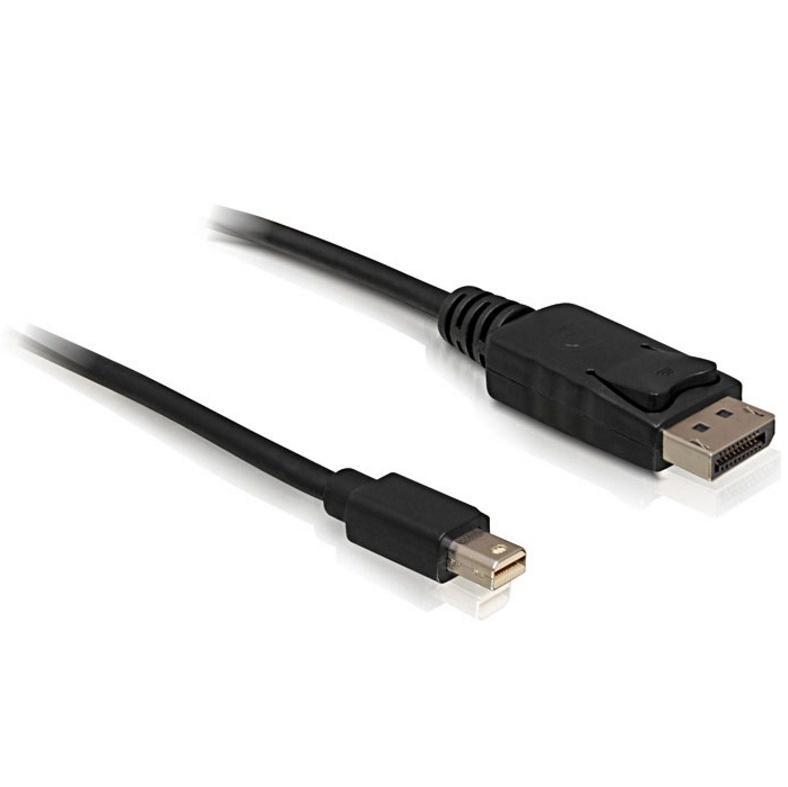 Delock Mini DisplayPort í DisplayPort kapall, hann/hann, 2 metrar