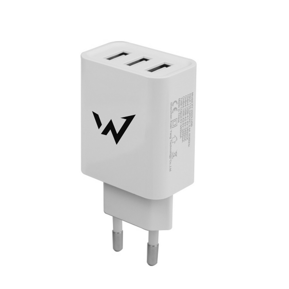 15W Energizer Wonder 3x USB-A hleðslutæki, hvítt