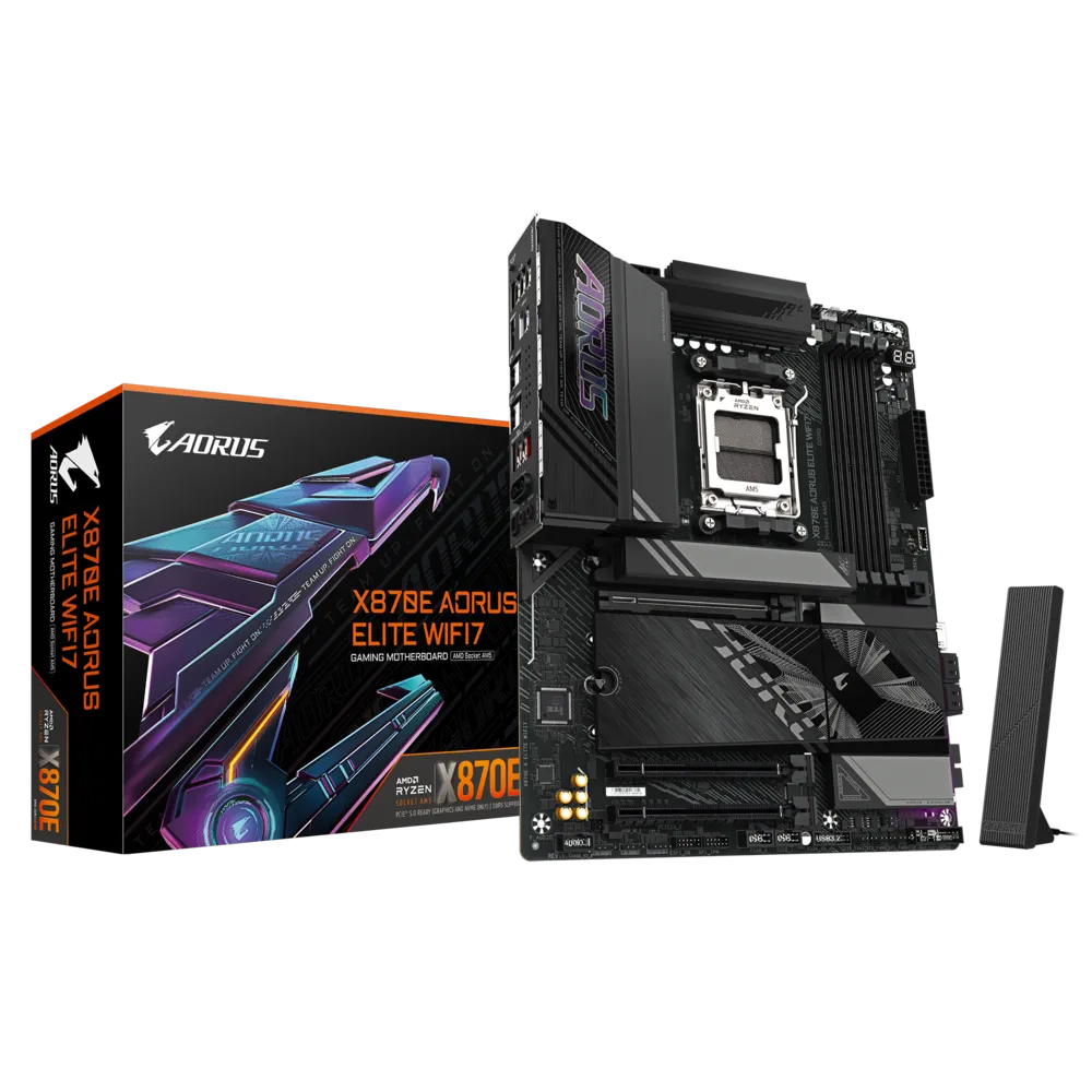 Gigabyte X870E Aorus Elite BE DDR5 móðurborð
