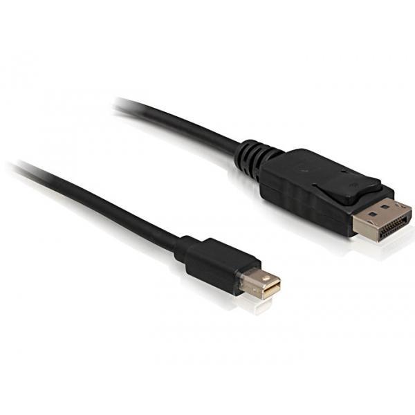 Delock Mini DisplayPort í DisplayPort kapall, hann/hann, 1 metri