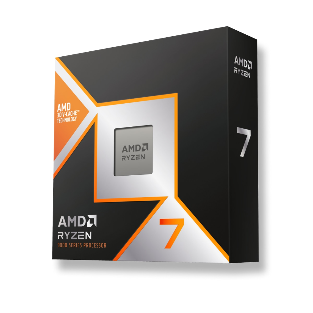 AMD Ryzen 7 9800X3D 8 kjarna leikjaörgjörvi, Retail án viftu