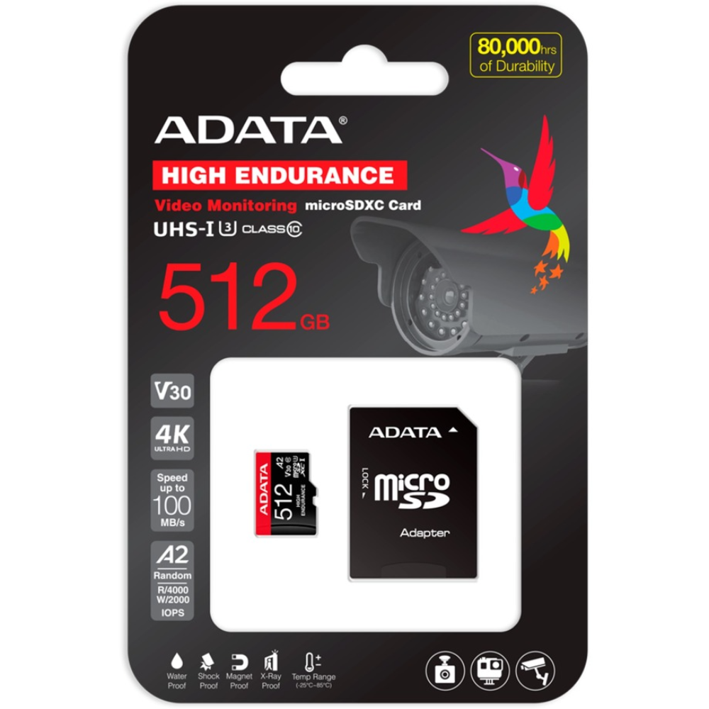 High Endurance Adata 512 Tarjeta Micro Sd Tarjeta MicroSD SanDisk