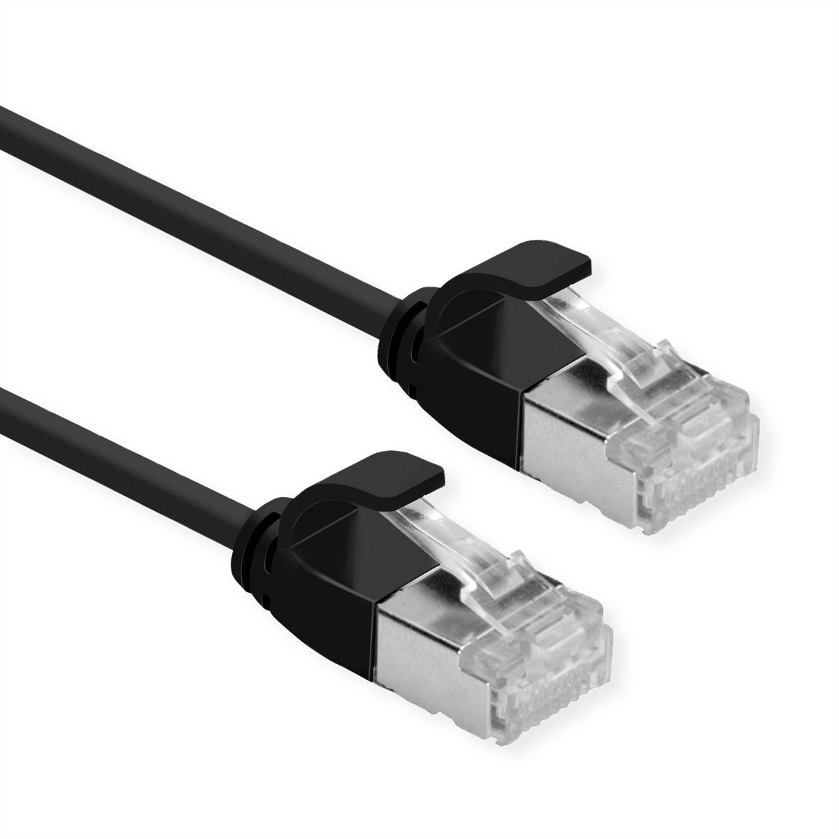 Netsnúra Cat6A RJ45-RJ45 FTP DataCenter Svört 1.5 m