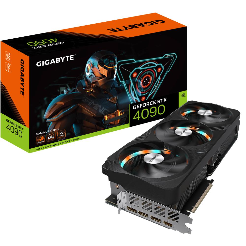 Gigabyte GeForce RTX 4090 24GB Gaming OC skjákort