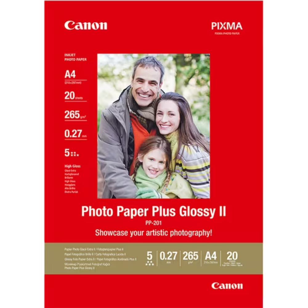 Canon 10X15 Glossy ljósmyndapappír, 50 blöð