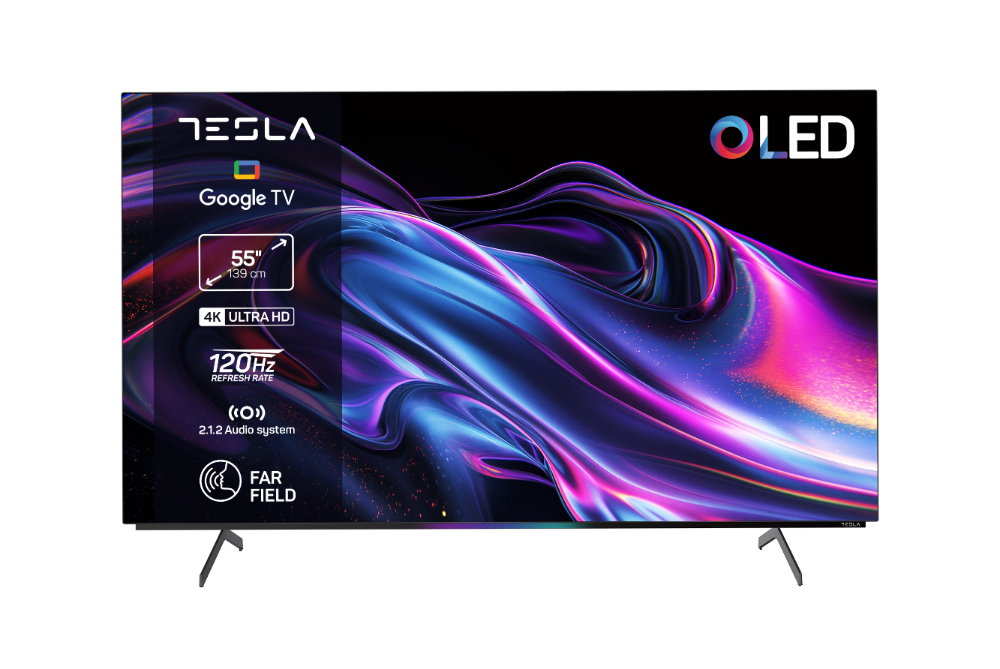 Tesla 55" OLED 120Hz 4K Dolby Vision Google TV snjallsjónvarp