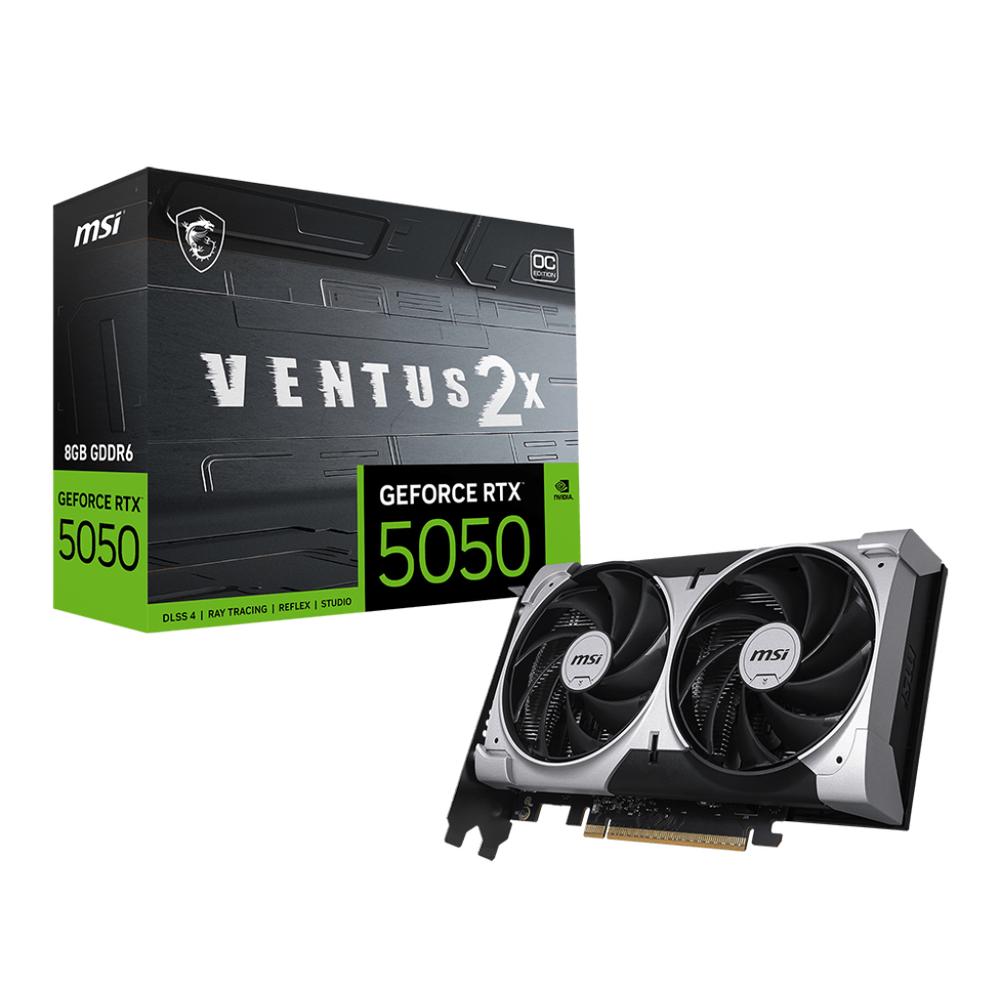 MSI GeForce RTX 5050 8GB Ventus 2X OC skjákort