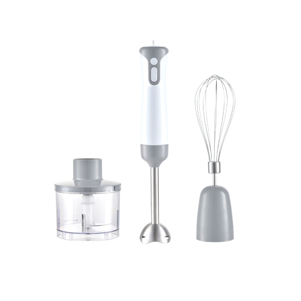 Melchioni Mixxxo Trio 3in1 blandari, chopper og töfrasproti, 400W, hvítur/grár