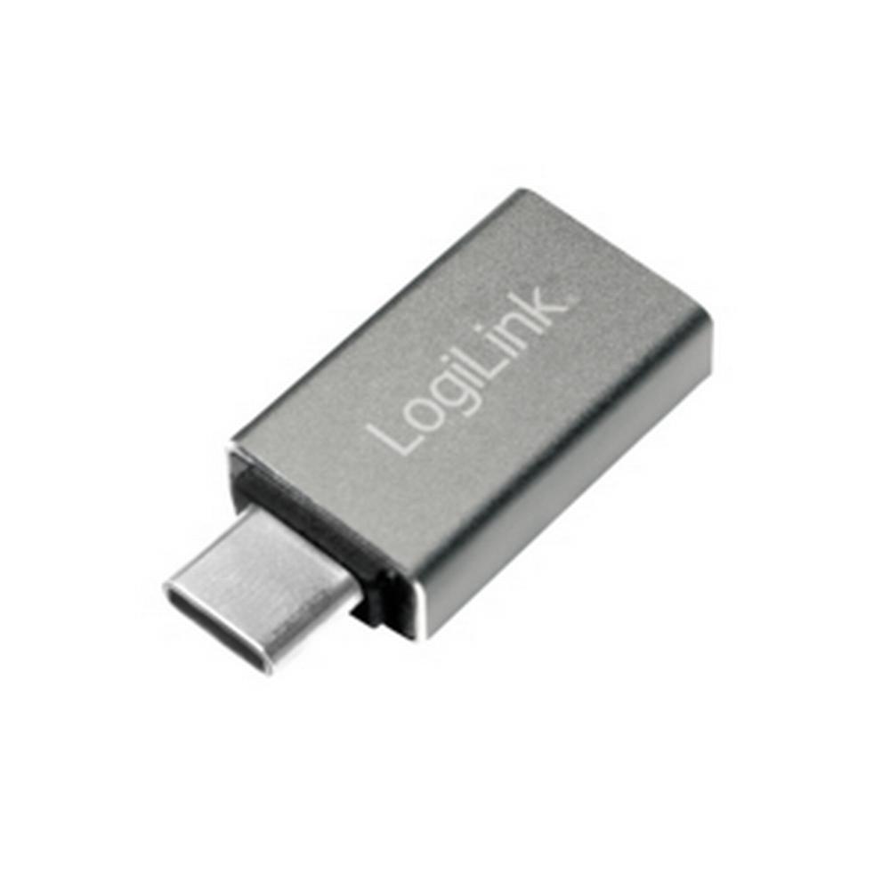 USB-A í USB-C 2.0 breytistykki, hún/hann, silfur