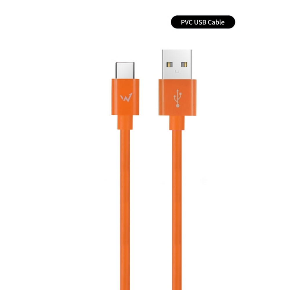 Energizer Wonder USB A-C kapall, appelsínugulur