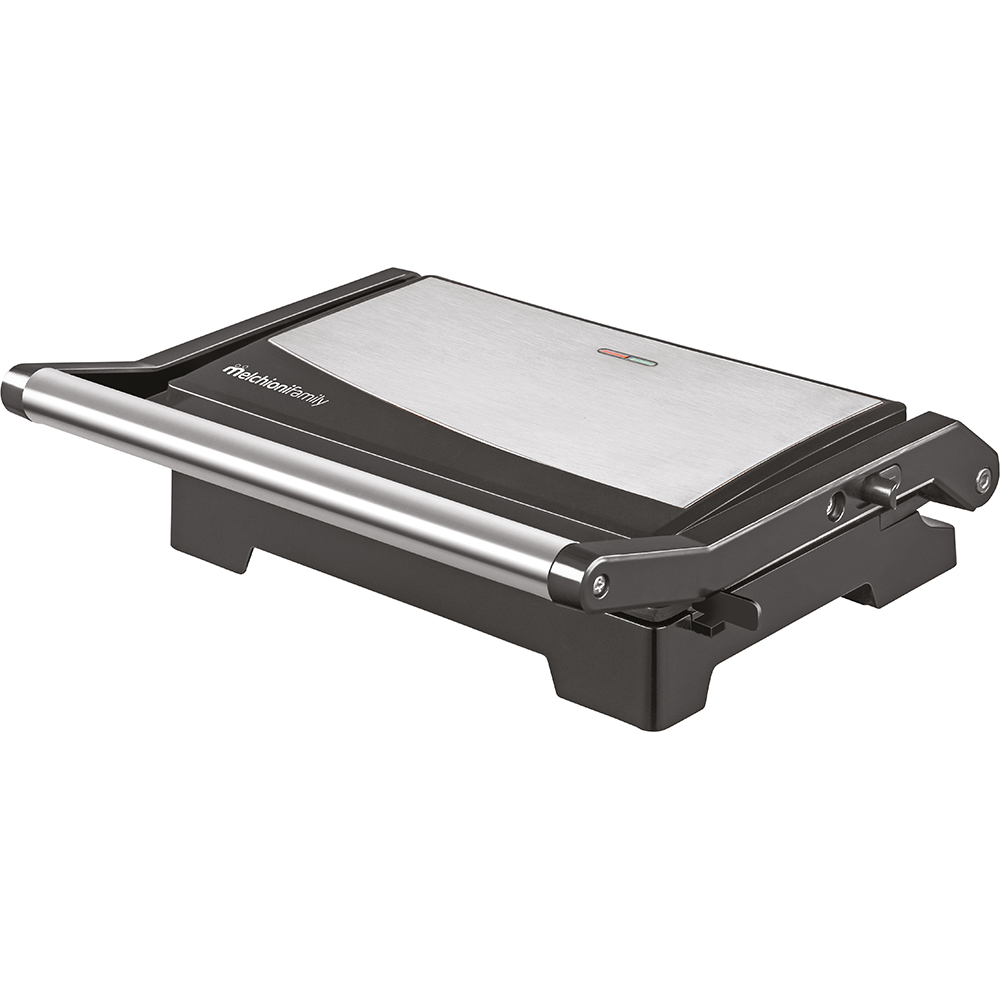 Melchioni Burger mini rafmagnsgrill, non-stick húðun, allt að 180°C opnun, 1000W