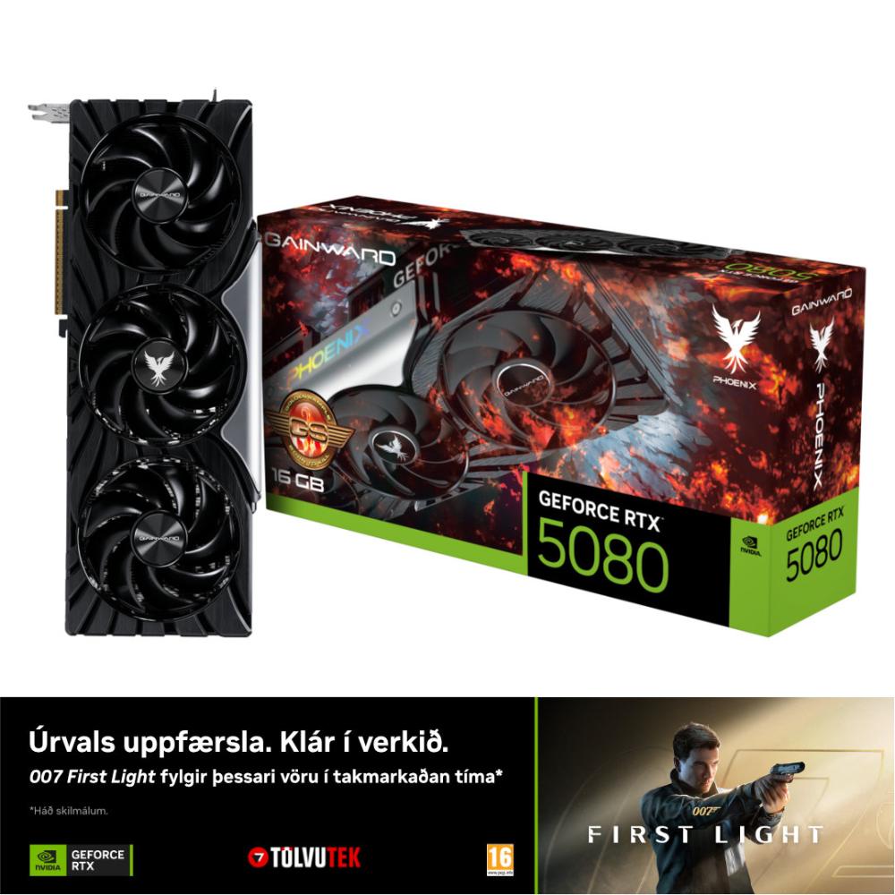 Gainward GeForce RTX 5080 16GB Phoenix GS skjákort