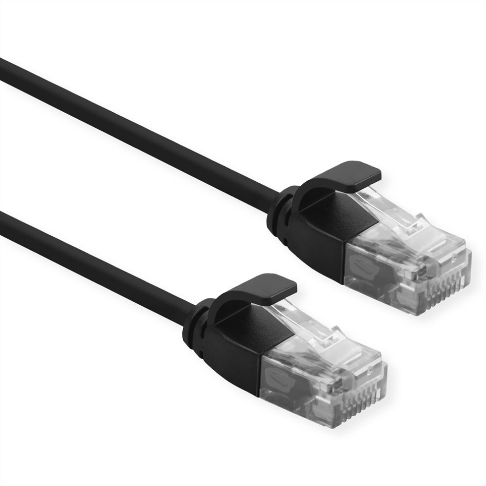 Netsnúra Cat6A RJ45-RJ45 UTP DataCenter Svört 1.5 m