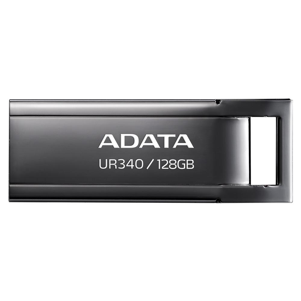 ADATA UR340 128GB USB minnislykill, Metal svartur
