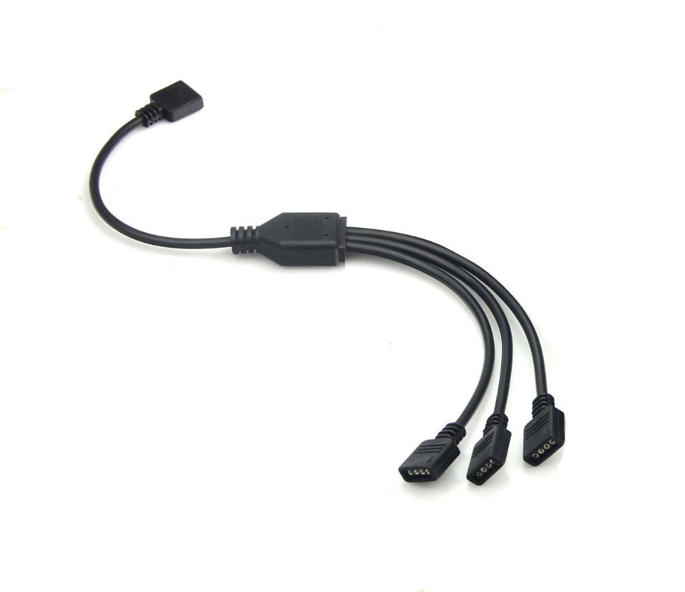RGB Sync 3 tengja splitter kapall 12v 4P