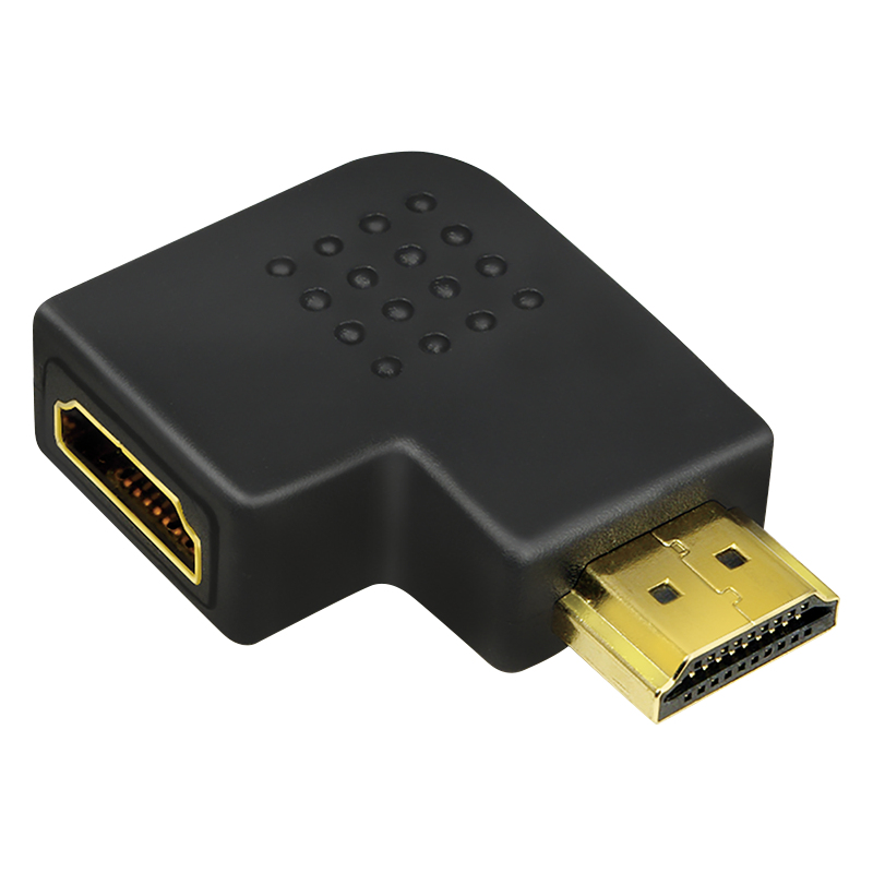 Logilink HDMI í HDMI 90° breytistykki, hún/hún, svart