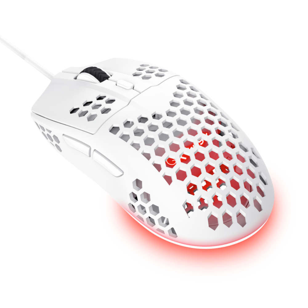 Trust GXT 928 Helox RGB leikjamús, hvít