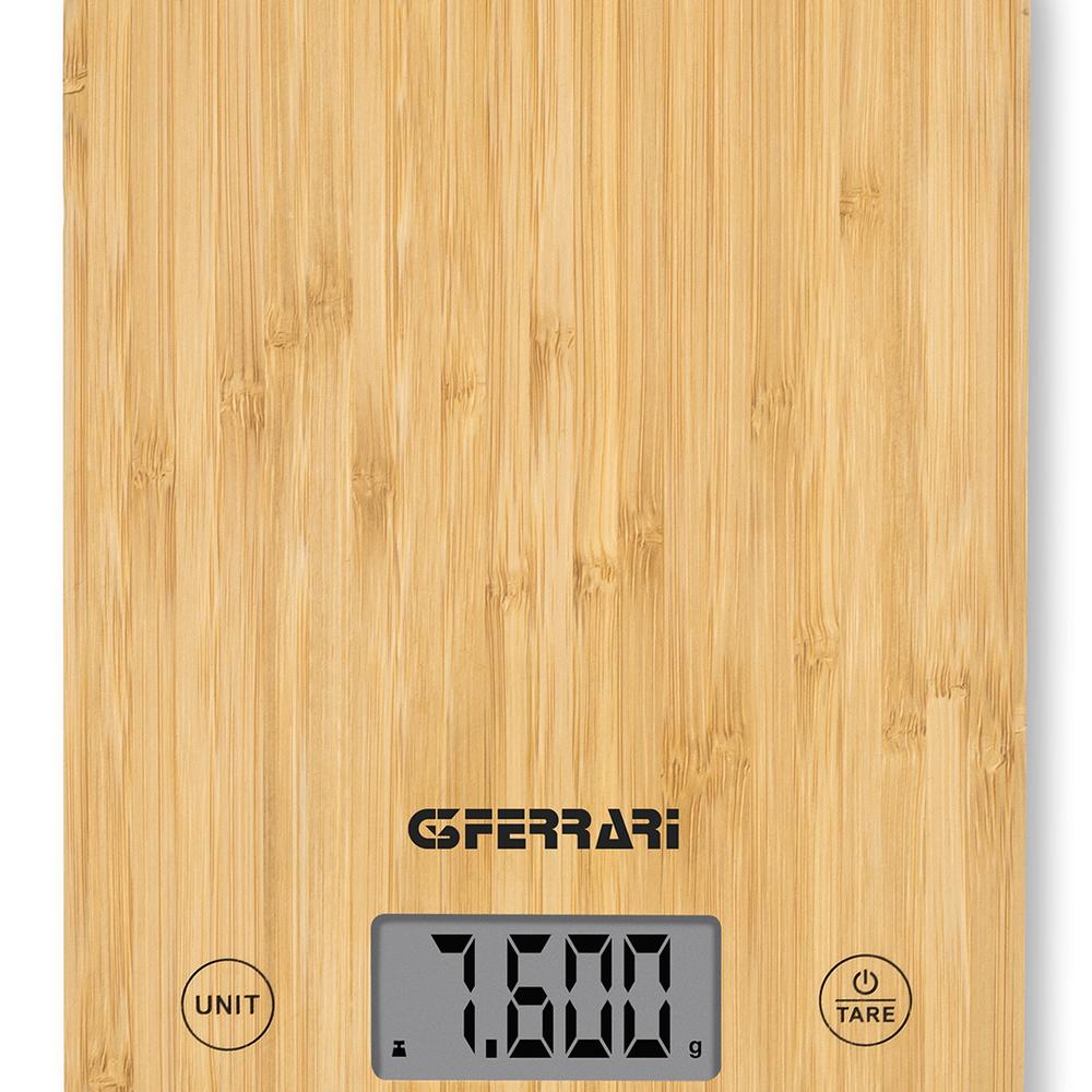 G3 Ferrari Natura Kitchen 1gr/10kg Bamboo eldhúsvigt