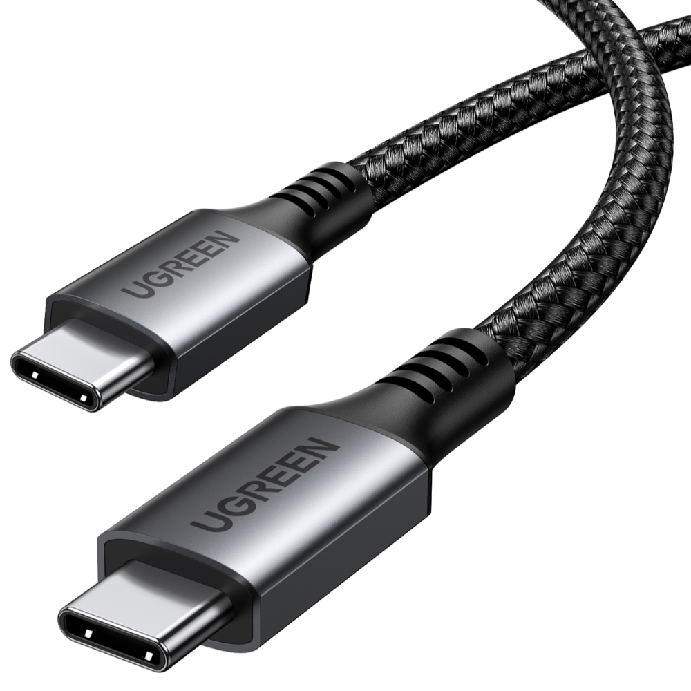UGREEN USB-C kapall, 1m, svartur