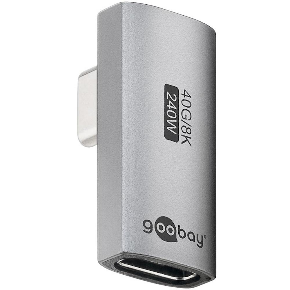 Goobay USB-C í USB-C 90° breytistykki