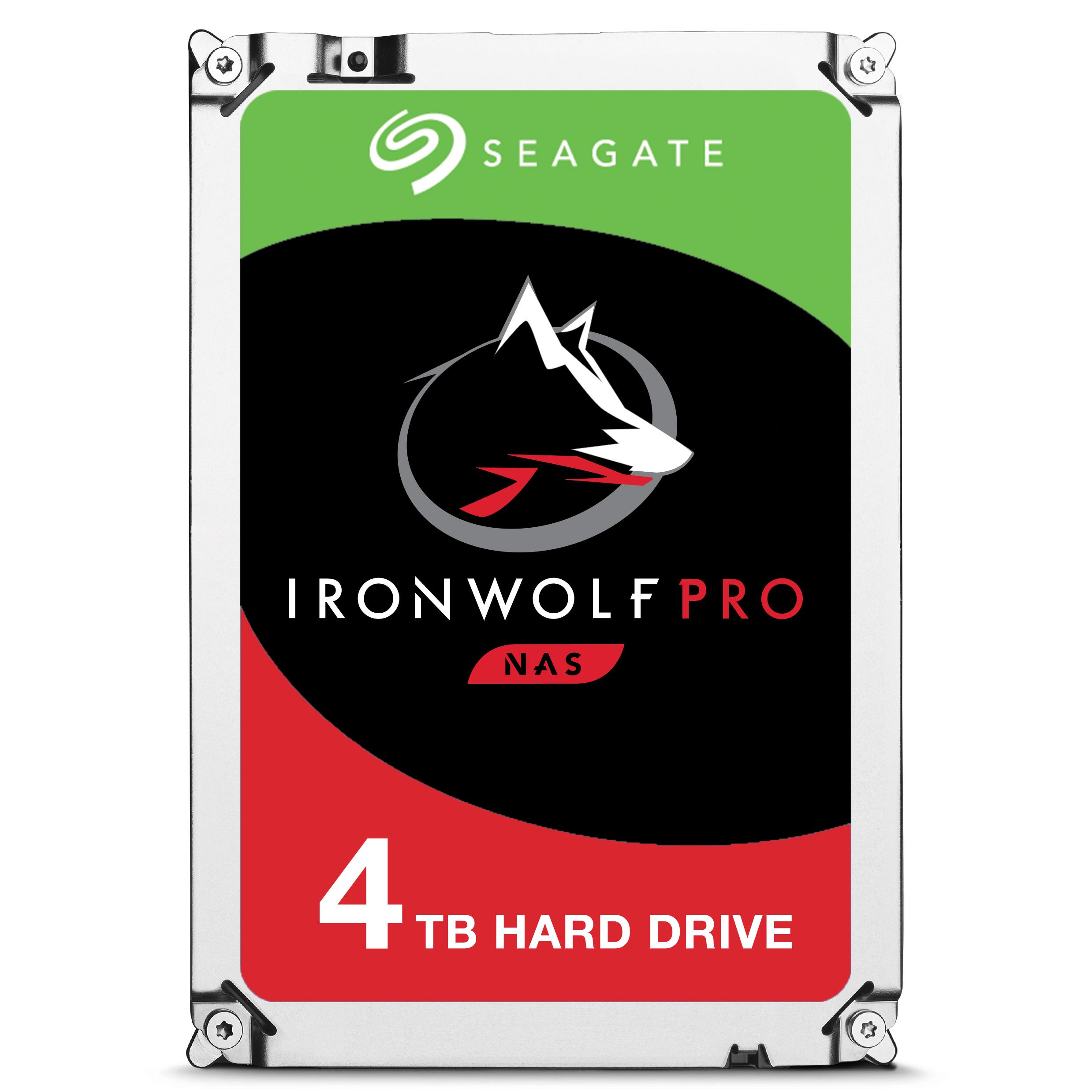 4TB SATA3 Seagate IronWolf Pro NAS Har ur Diskur 128MB byrg 5 r