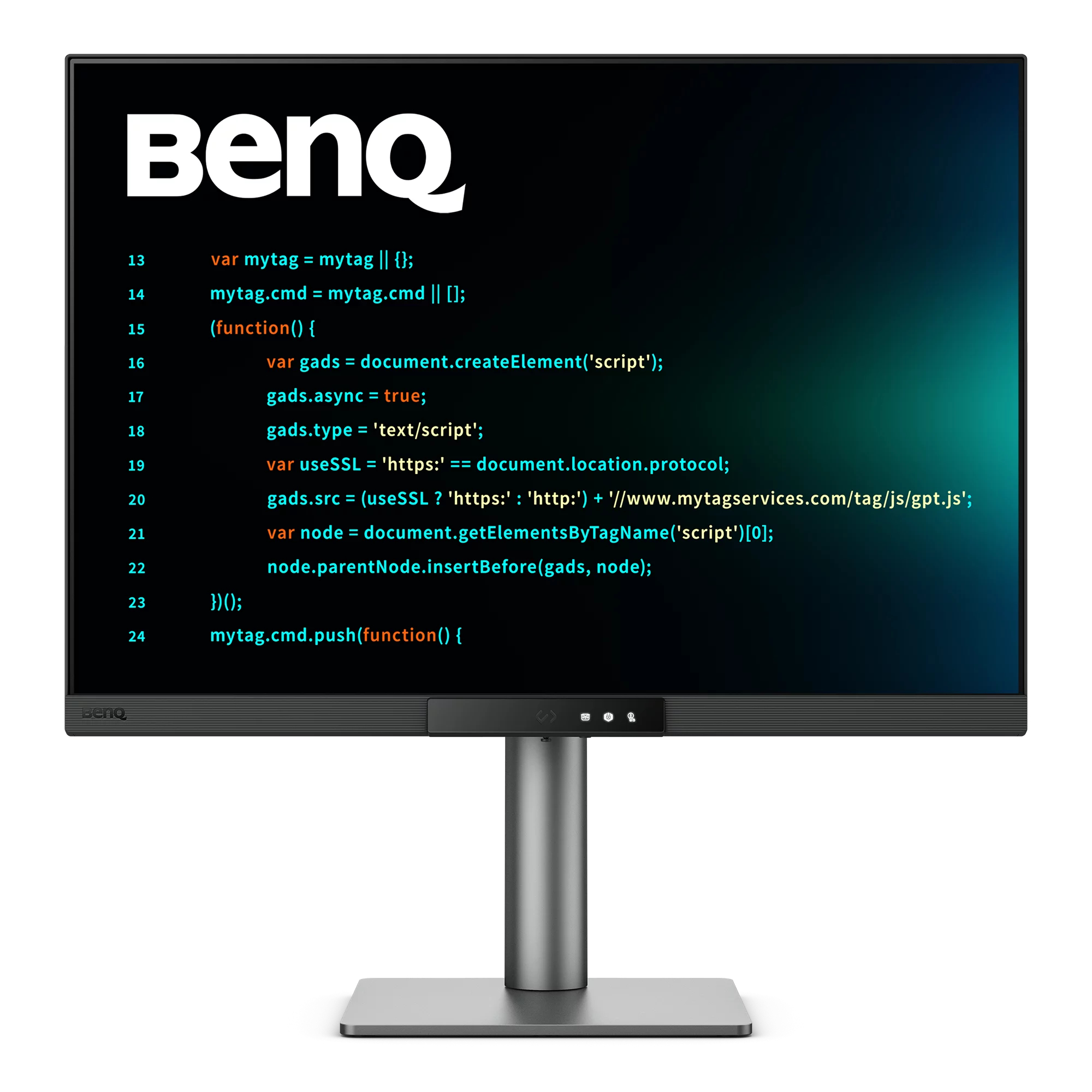 BenQ RD280UG 28" 4K+ IPS 120Hz Programming USB-C dokkuskjár 90W, m. MoonHalo lýsingu