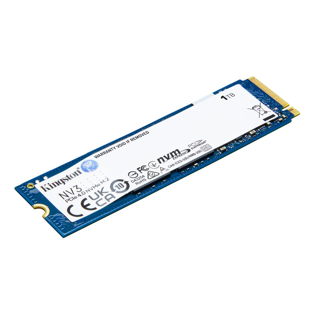 1TB PCIe Gen4 NVMe SSD M.2 Kingston NV3