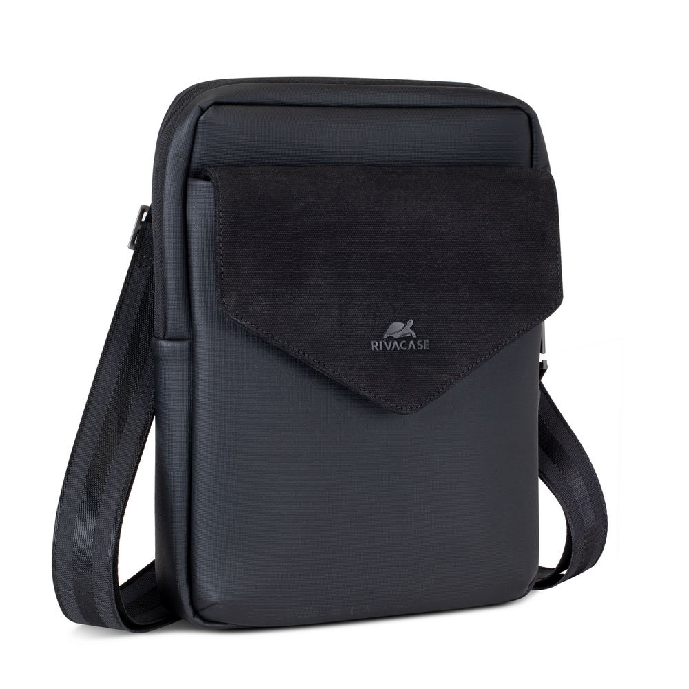 Rivacase 8511 11" Cardiff Canvas hliðartaska, svört