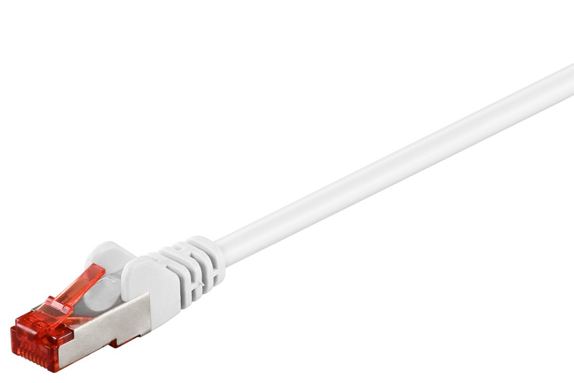 Goobay Cat6 RJ45 netsnúra 5m, hvít