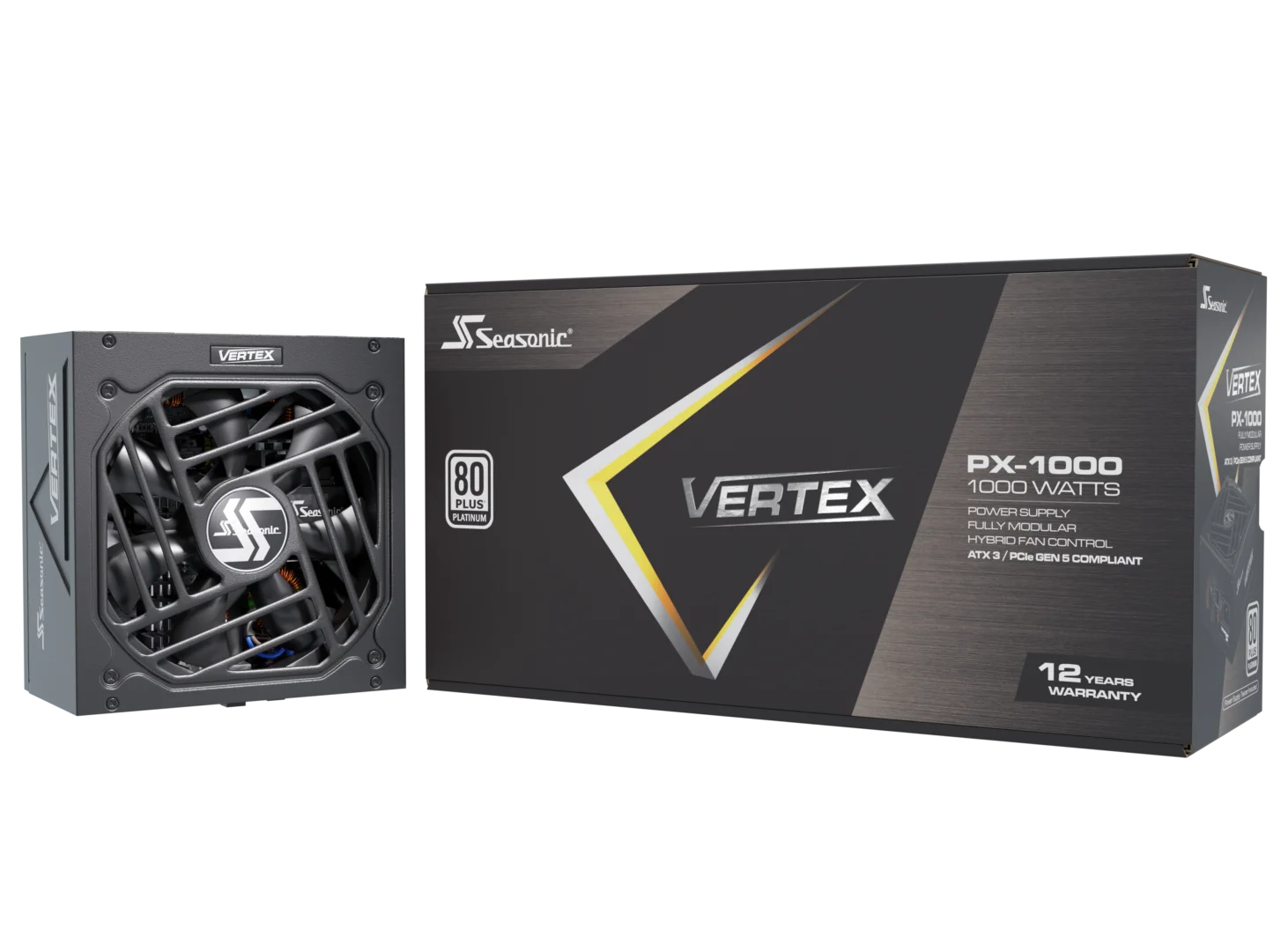 Seasonic Vertex Platinum PX 1000W ATX 3.1 aflgjafi, 12 ára ábyrgð