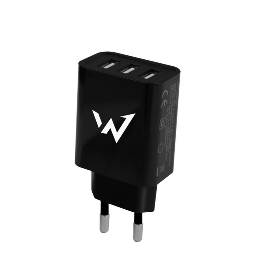 15W Energizer Wonder 3x USB-A hleðslutæki, svart
