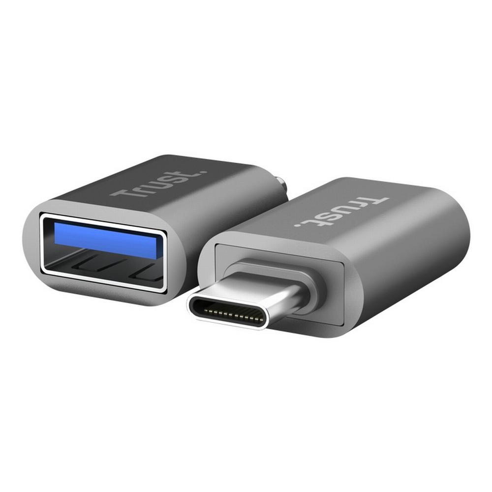 Trust Calyx USB-C í A breytir, USB 3.2 Gen2, hann/hún, 2 stk