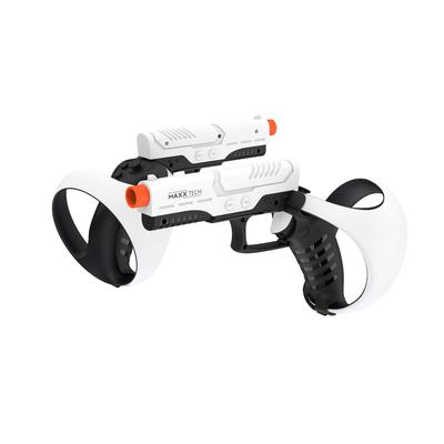 MAXX TECH PSVR2 DUAL GAME GUNS KIT – Zwei Spielpistolen Für PlayStation VR2 Controller, Kompatibel Mit PS5, Inkl. Linker & Rechter Gun