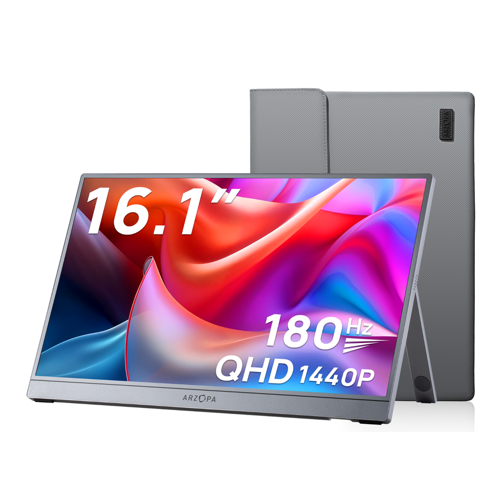 16.1 inch 180Hz 2.5K QHD ferðaskjár