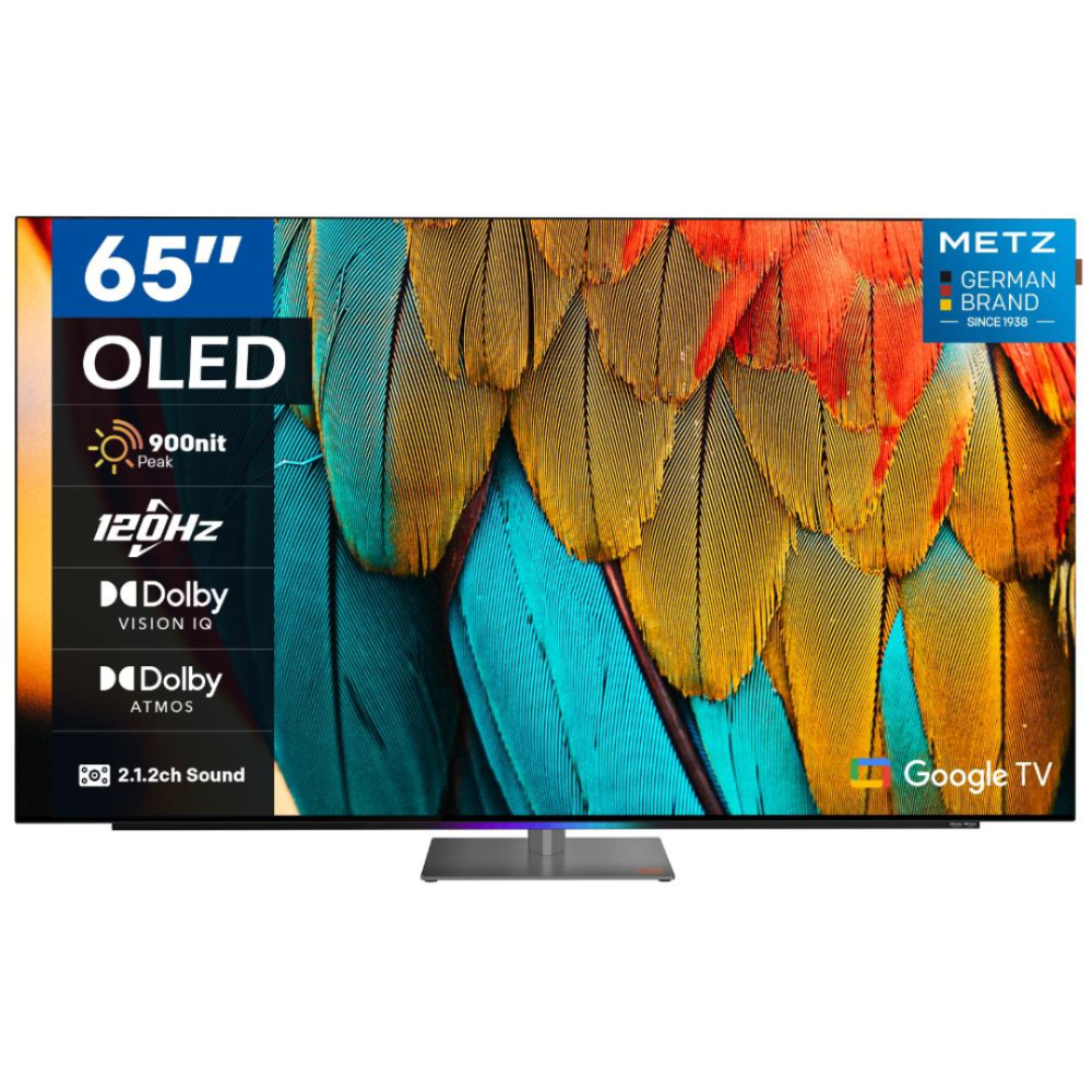 Metz 65" OLED 120Hz 4K Dolby Vision/Atmos Google TV snjallsjónvarp