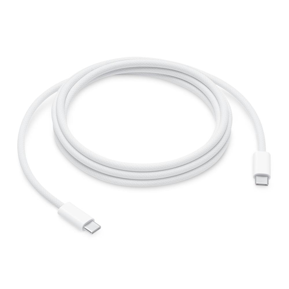 Apple USB-C í C 240W hleðslukapall, 2 metrar, hvítur