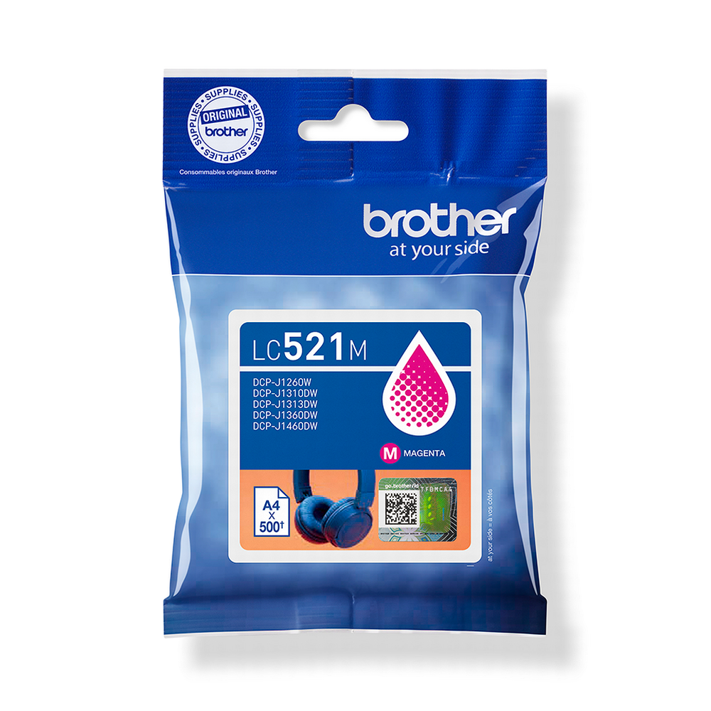 Brother LC521M rautt blekhylki