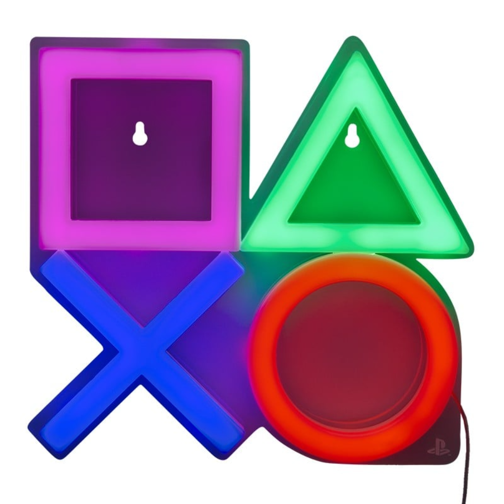 PlayStation Neon LED ljósaskraut á vegg