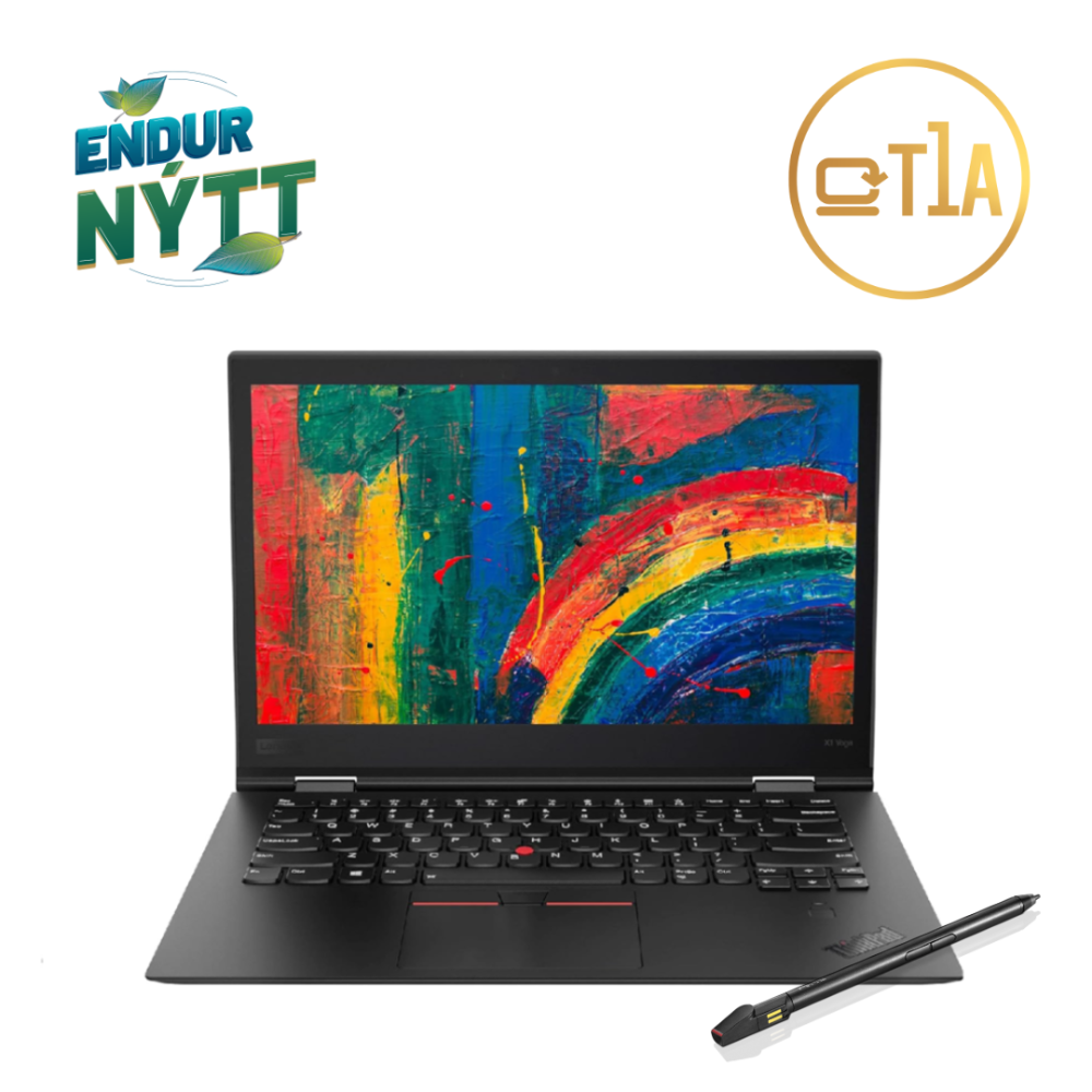 Lenovo ThinkPad X1 Yoga G3 2-in-1 fartölva 14" FHD i7-8650U 16/512GB W10 Pro, penni, endurnýtt-0