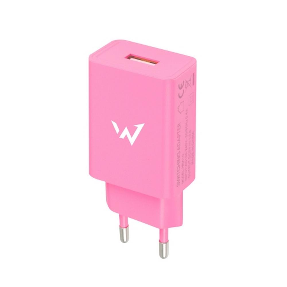 5W Energizer Wonder USB-A hleðslutæki, bleikt