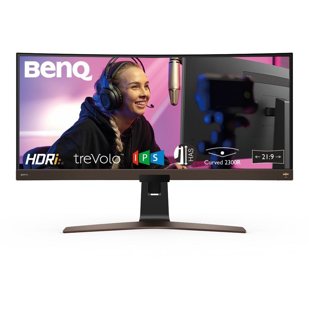 BenQ EW3880R 38'' WQHD+ HDRi LED IPS 21:9 Ultra Wide curved skjár, svartur