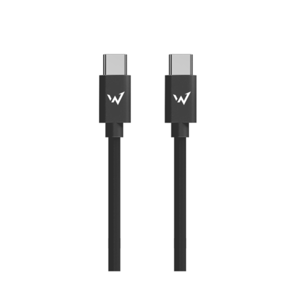 Energizer USB3.0 240W 5Gbps C í C kapall, 2 metrar, Svartur