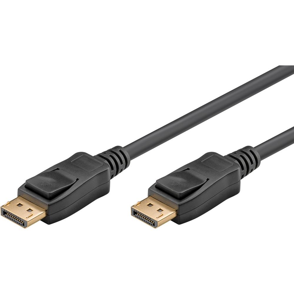 Goobay DisplayPort 2.1 8K 144Hz hann/hann, 1 metri