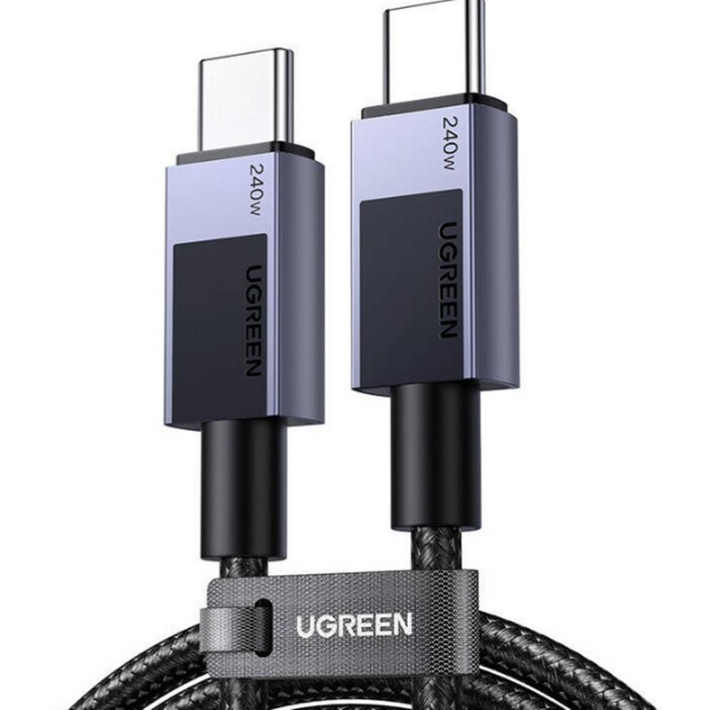 UGREEN 240W PD USB-C hleðslukapall, 2m, málmgrár