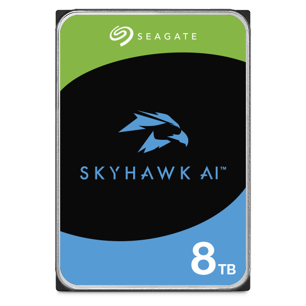 8TB SATA3 Seagate Skyhawk AI harður Diskur, 256MB